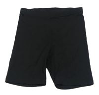 Černé elastické kraťasy H&M