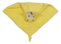 Žlutý plyšový usínáček s krávou