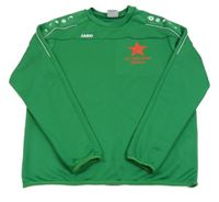 Zelená sportovní mikina s potiskem Jako