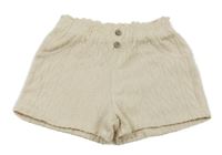 Béžové vzorované teplákové kraťasy Topomini