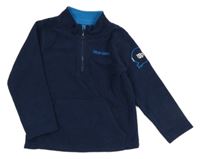 Tmavomodrá fleecová mikina s nápisem zn. Papagino