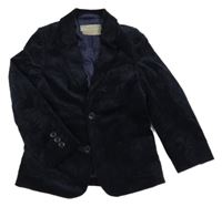 Tmavomodré podšité manšestrové sako John Lewis