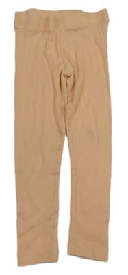 Meruňkové žebrované legíny Primark