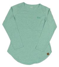 Zelená melírovaná tunika s nápisem Yigga