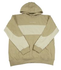 Béžovo-smetanová mikina s kapucí Primark