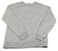Šedá melírovaná mikina H&M