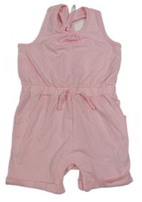 Světlerůžový kraťasový overal F&F