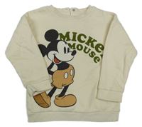 Smetanová mikina s Mickeym M&S