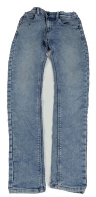 Světlemodré elastické skinny rifle C&A