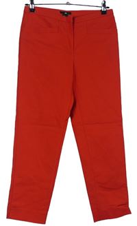 Dámské červené crop kalhoty H&M