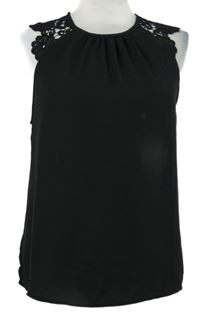 Dámská černá halenka s krajkou Shein