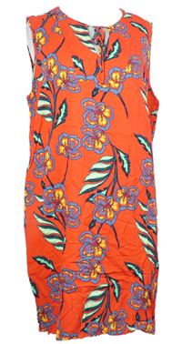 Dámské červené květované šaty Papaya 