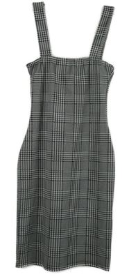 Dámské černo-bílé kostkované šaty MissGuided 