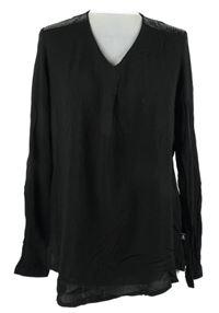 Dámská černá halenka s flitry Anastacia 