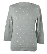 Dámský šedý puntíkovaný svetr Peter Hahn 