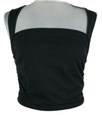 Nové - Dámský černý crop top Shein 