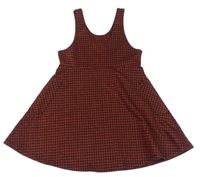 Černo-červené kostkované šaty Nutmeg