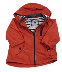 Červená šusťáková jarní bunda s kapucí Next