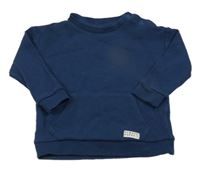 Tmavomodré žebrované triko F&F