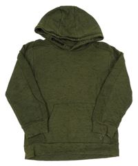 Khaki melírovaná mikina s kapucí Matalan