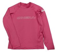 Malinové UV triko s logem O´neill