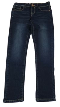 Tmavomodré skinny rifle C&A