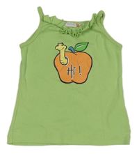 Zelený top s jablkem Berti