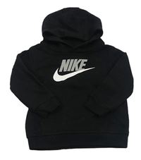 Černá mikina s lodí a kapucí zn. Nike