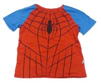 Modro-červené tričko s pavoukem - Spiderman Marvel