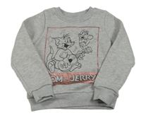 Šedá mikina -Tom a Jerry 