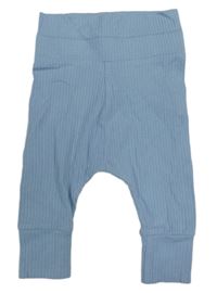 Světlemodré žebrované lehké tepláky Nutmeg