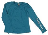 Petrolejové triko s nápisem - Hello Kitty C&A