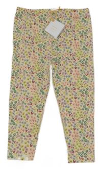 Nové - Béžovo-květované legíny John Lewis