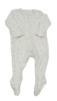 Bílý overal s medvídky Dunnes