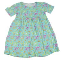 Světlemodré bavlněné šaty s hvězdami Dunnes