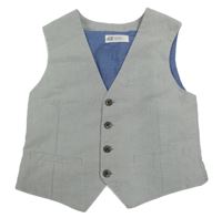 Šedá společenská vesta H&M