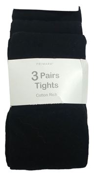 3set - Černé punčocháče Primark