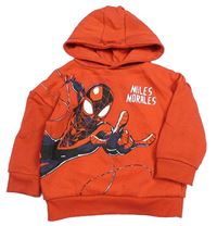 Červená mikina se Spider-manem a kapucí Primark