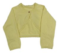 Žluté vzorované svetrové bolerko George 