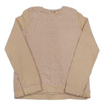 Světlerůžová mikina s mašličkami H&M