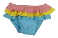 Modré plavkové kalhotky s volánky Ollies Place