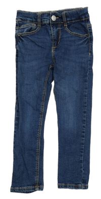 Tmavomodré skinny rifle Zara