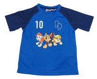 Safírovo-tmavomodré sportovní tričko s Paw Patrol Nickelodeon