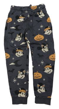 Tmavošedé tepláky s Mickeym a dýněmi George 