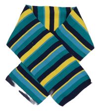 Pruhovaná pletená šála Peacocks