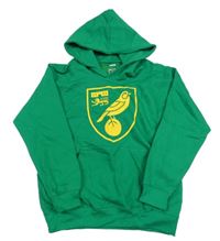 Zelená mikina s erbem a kapsou a kapucí Official Merchandise