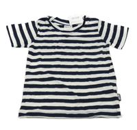 Nové - tmavomodro-bílé pruhované tričko COTTON ON BABY