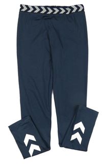 Tmavomodré sportovní legíny hummel