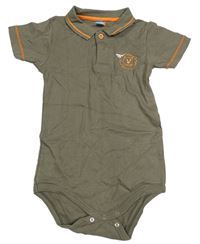Khaki polo body s lvem Topolino
