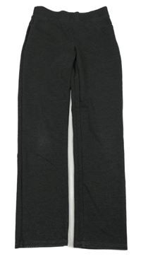 Tmavošedé melírované teplákové kalhoty George